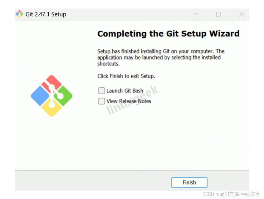 Git for Windows 安装完成
